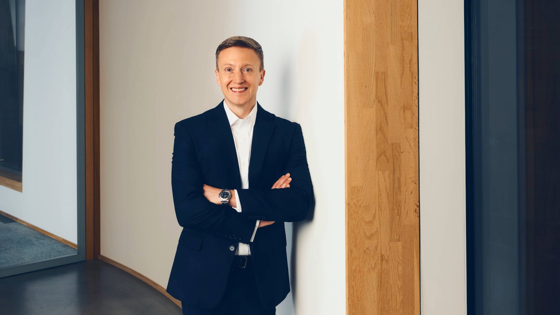 勃林格殷格翰动物保健业务负责人Armin Wiesler的肖像照片