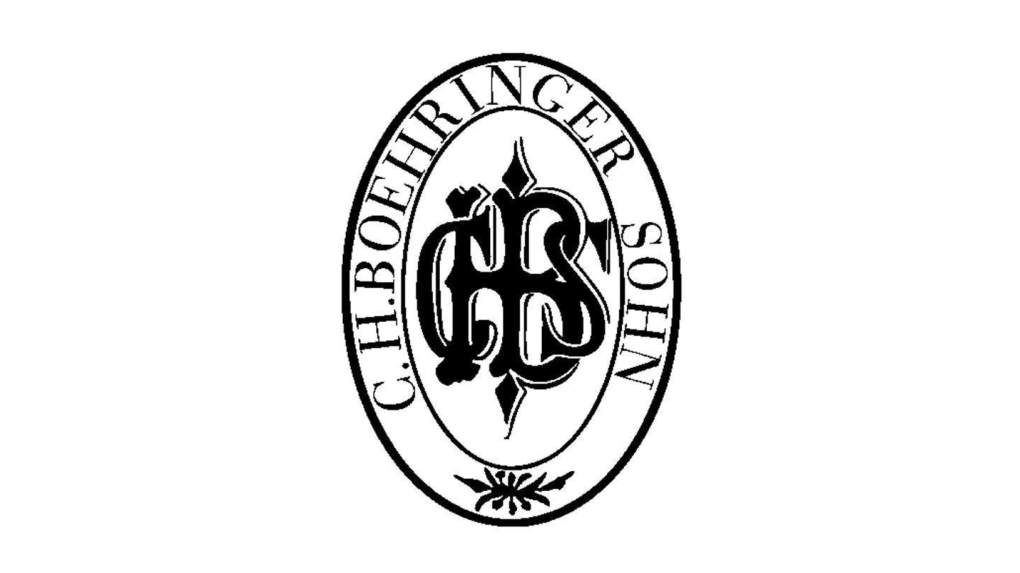1893年至1905年的勃林格殷格翰公司标志，字母C、H、B和S相互交织。